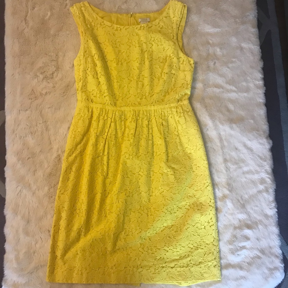 Yellow J.Crew dress size 4
